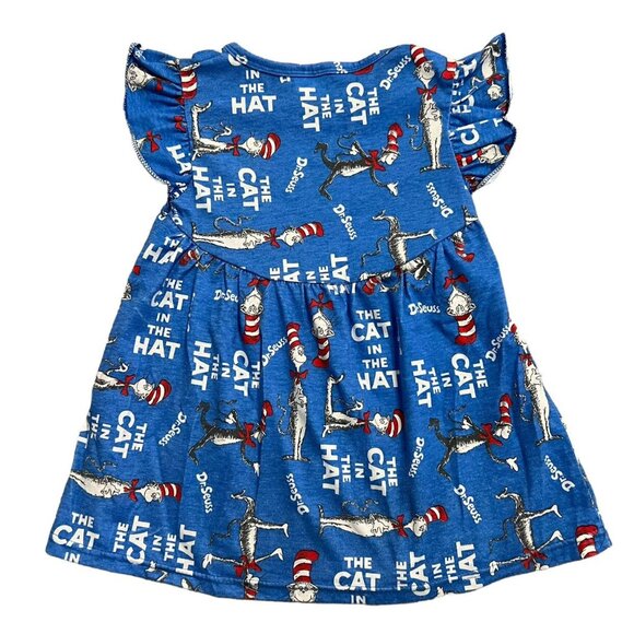 Girls 3T Cat In The Hat Tunic Pearl Dress - Picture 3 of 4